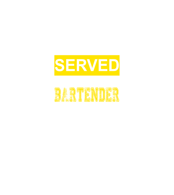 You just got served by the coolest bartender model negru pe tricou