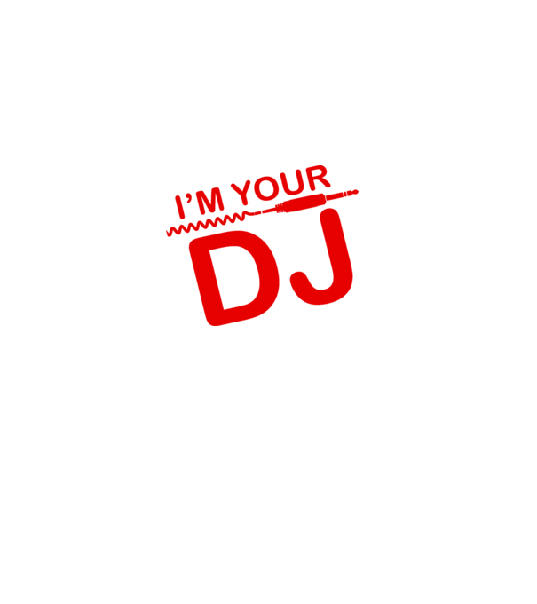 Im your DJ model negru pe tricou