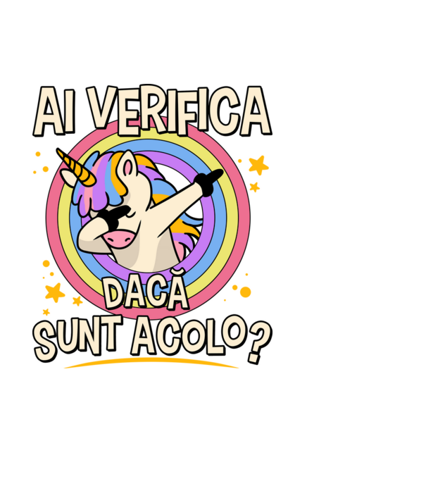 Ai verifica dacă sunt acolo? model negru pe tricou