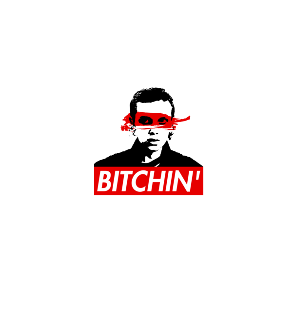 bitchin eleven model gri pe tricou