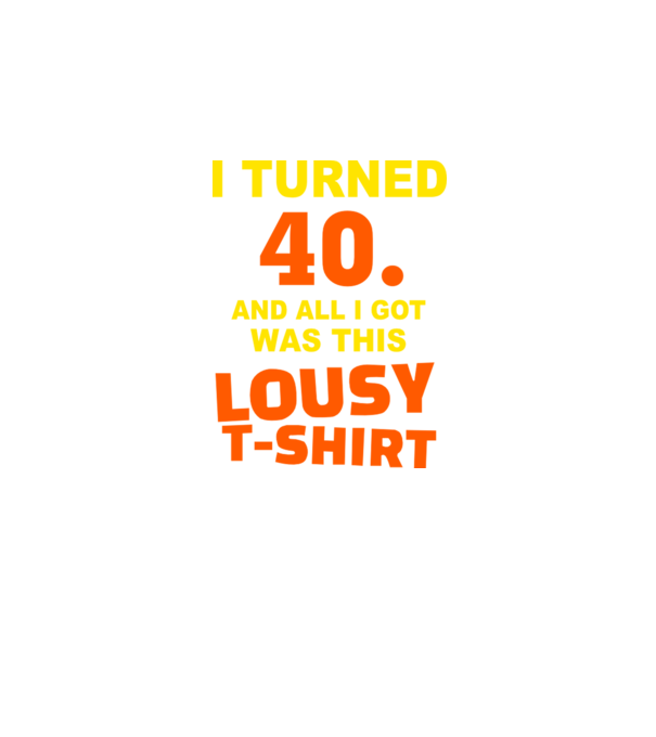 Lousy T-shirt 40 model negru pe tricou