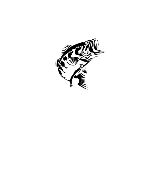 AngryFish model alb pe tricou