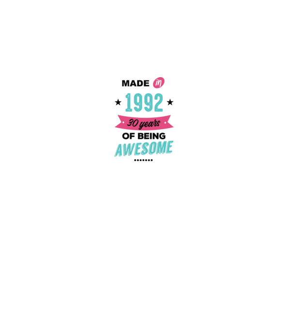 MADE in 1992 model gri pe tricou