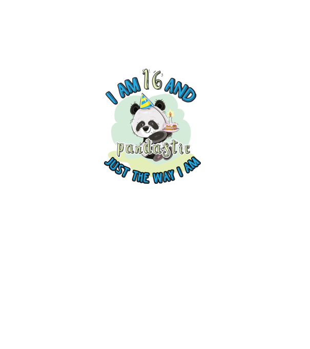 PANDASTIC 16 model alb pe tricou