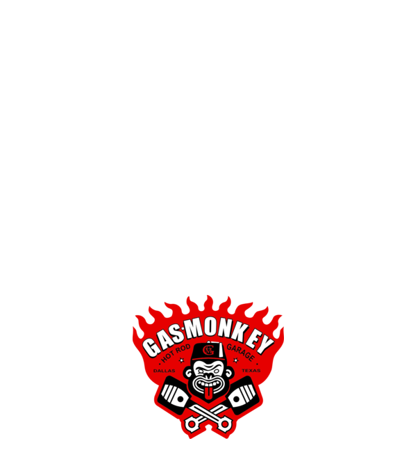 Gas Monkey model roz deschis pe tricou