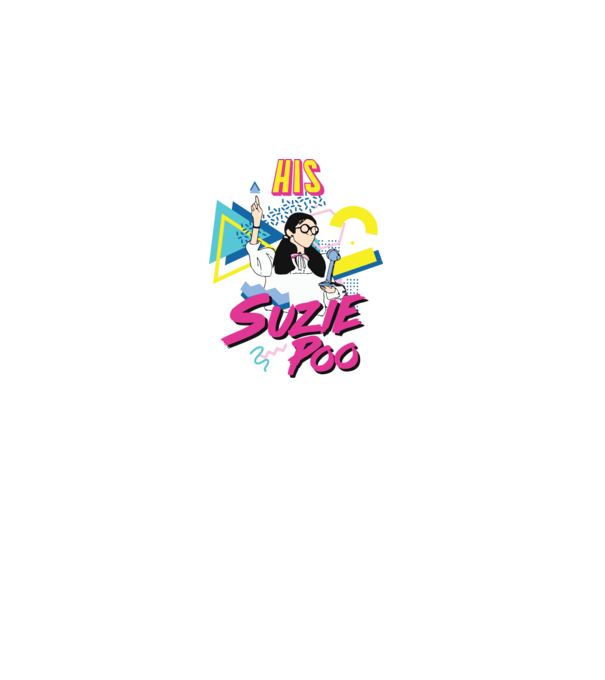 Stranger couple 80s retro Suzie model alb pe tricou