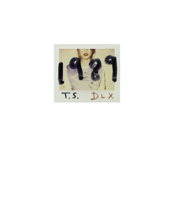 Taylor Swift polaroid model alb pe tricou