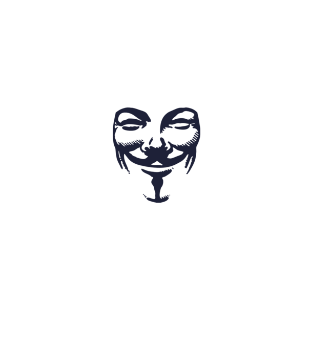 vendetta mask model gri pe tricou