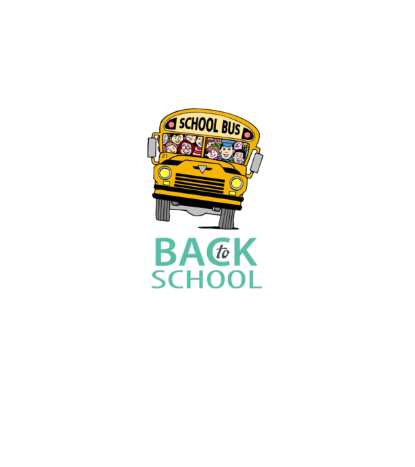 Back to school bus model negru pe tricou