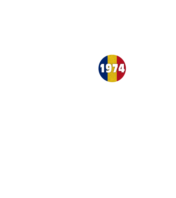 made in 1974 retro vintage model negru pe tricou