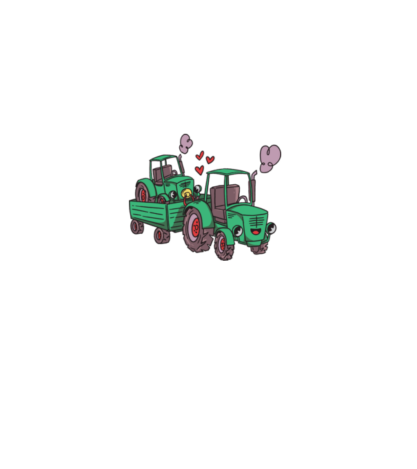TRACTOR model negru pe tricou