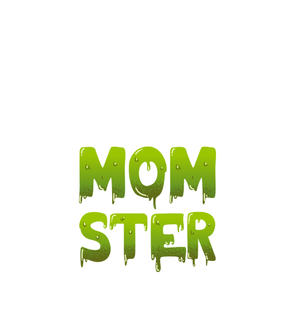 Momster model negru pe tricou