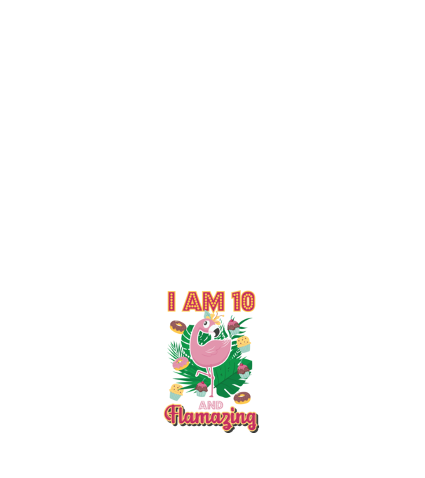FLAMAZING Birthday 10 Years old model negru pe tricou