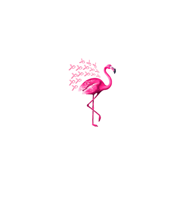 Flamingo pink model negru pe tricou