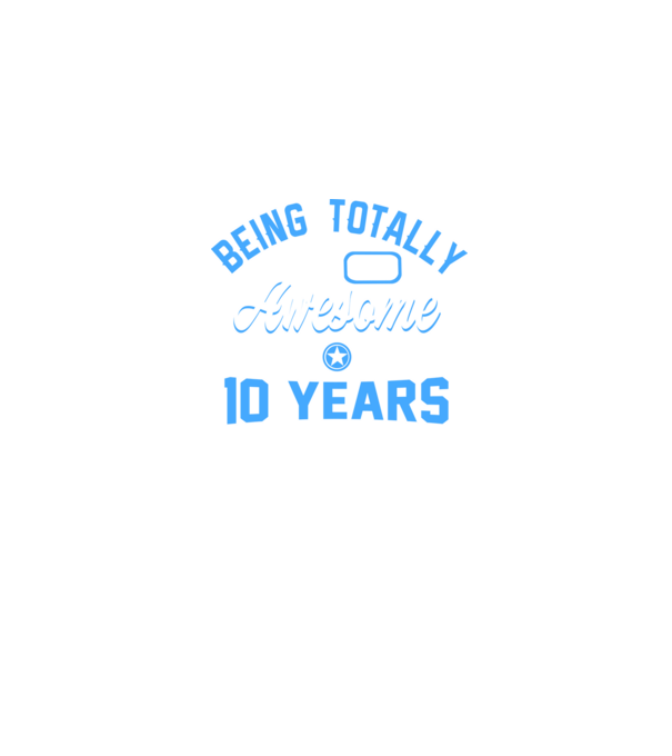 Being totally awesome 10 model albastru jeanși pe tricou