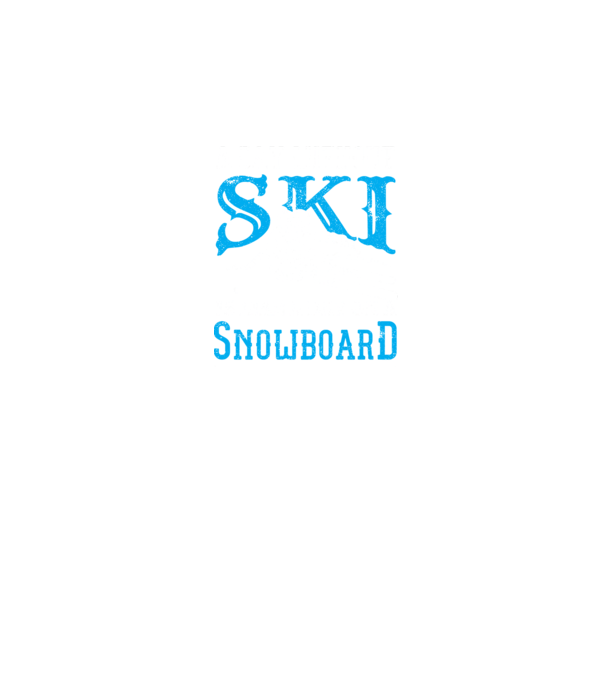 Day without SKI model negru pe tricou