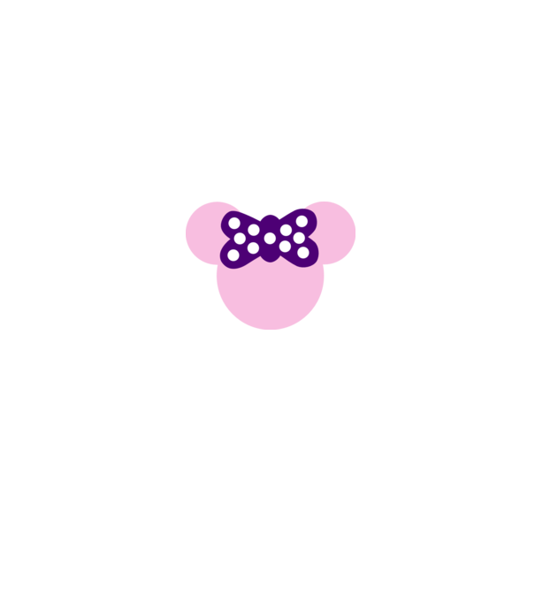 Minnie model alb pe tricou