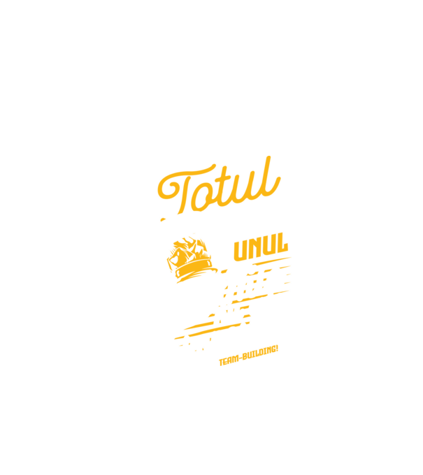 Totul este dificil pentru unul, dar nimic nu este imposibil pentru mulți! Team-building model negru pe tricou