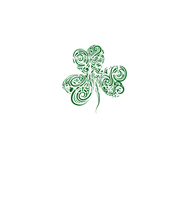 Everyone is irish shamrock model negru pe tricou
