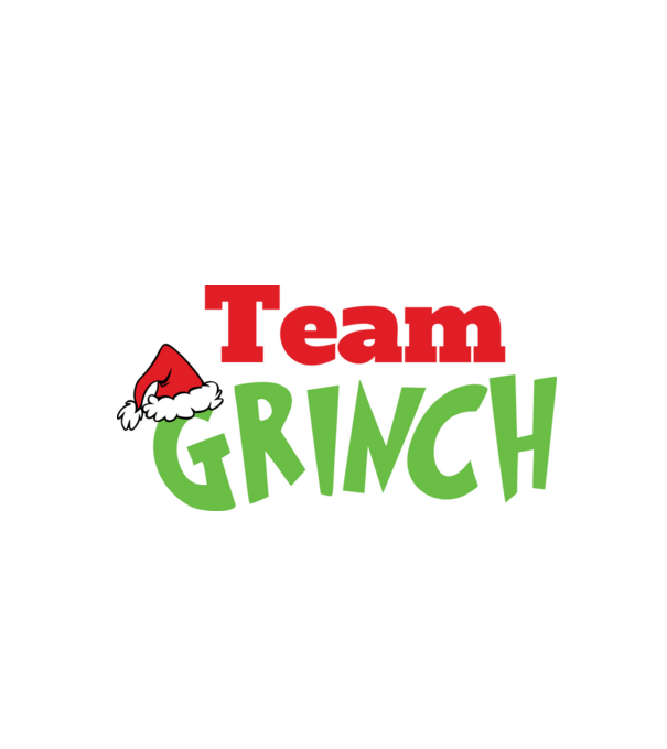 Team Grinch model negru pe tricou