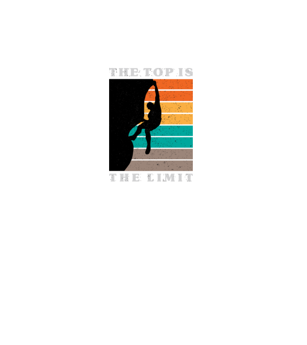The Top is the limit model turcoaz pe tricou
