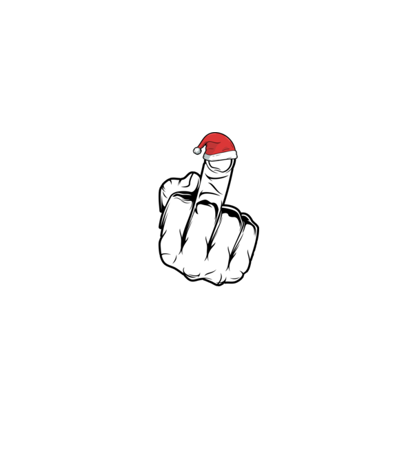 f u christmas model alb pe tricou