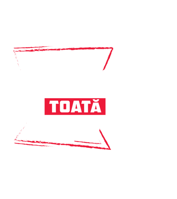 Toată luna FEBRUARIE model alb pe tricou