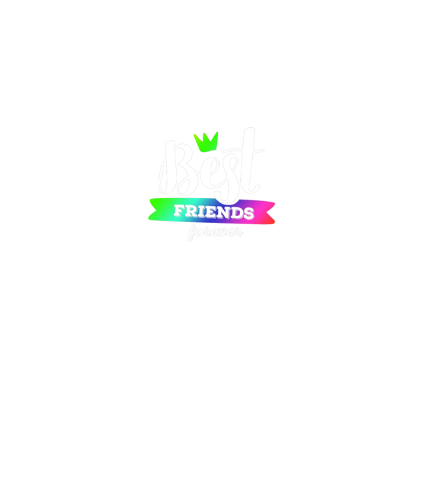 Best friends forever model albastru închis pe tricou
