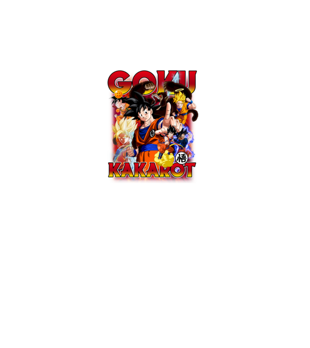 goku dragonball model roz pe tricou
