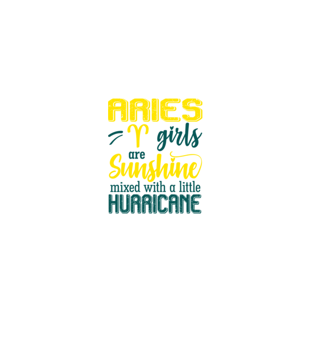 Sunshine with Hurricane ARIES model negru pe tricou