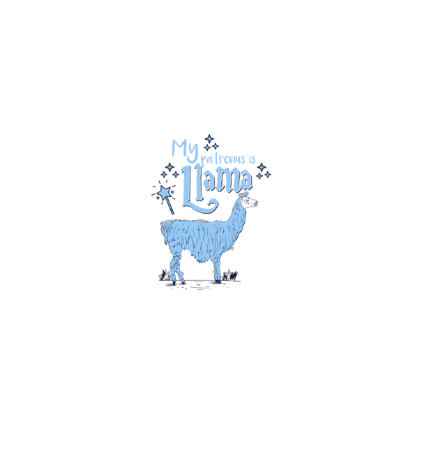 My patronus is Llama model negru pe tricou