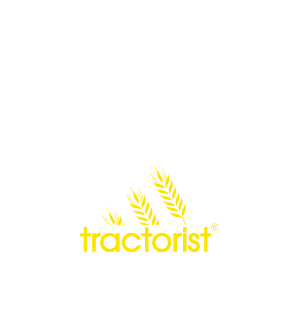 tractorist model negru pe tricou