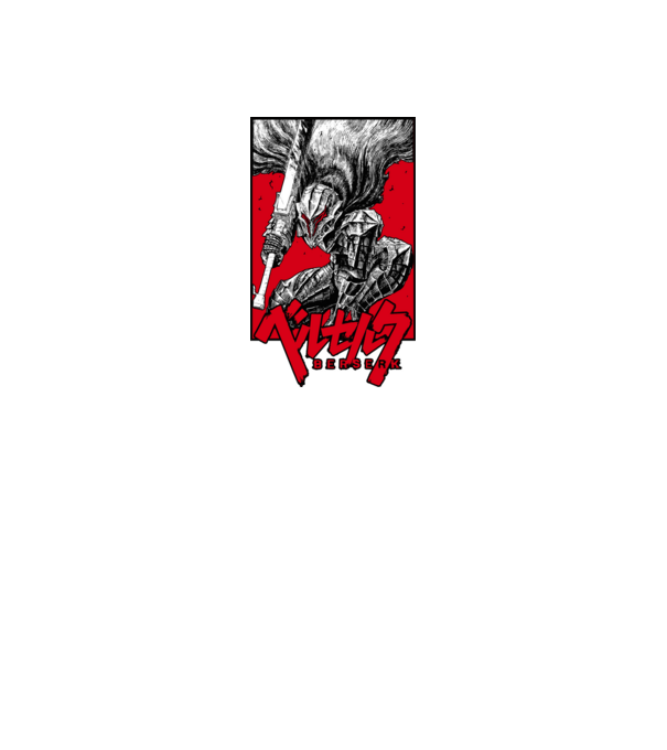 Berserk Guts model negru pe tricou