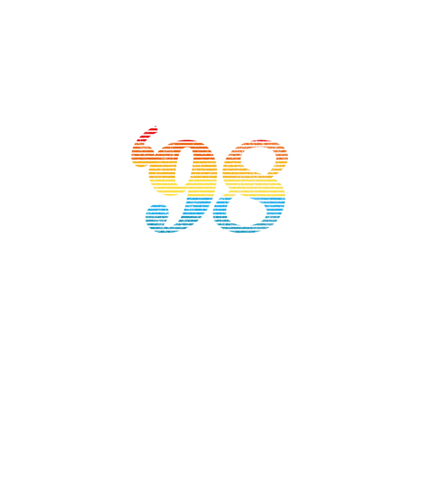Retro Birthday 1998 model negru pe tricou