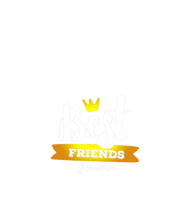 Best friends forever model albastru închis pe tricou