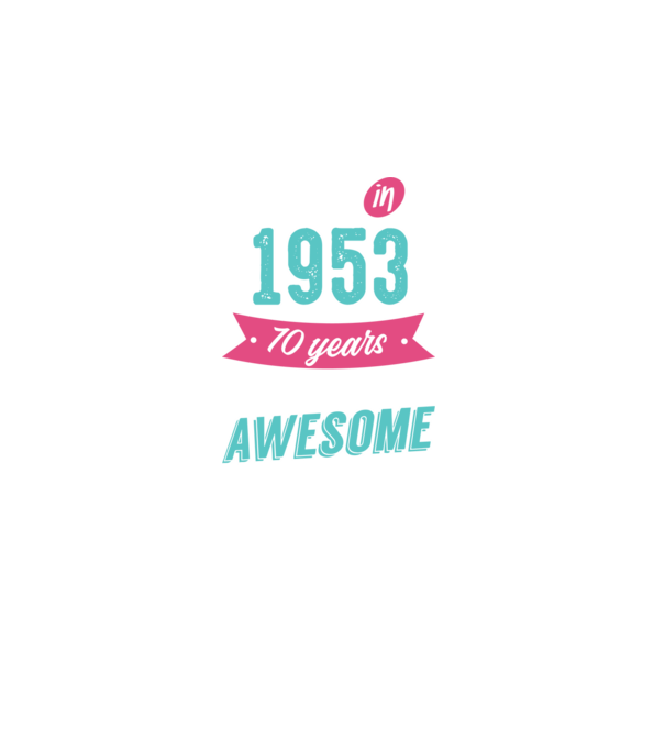 Made in 1953 model negru pe tricou