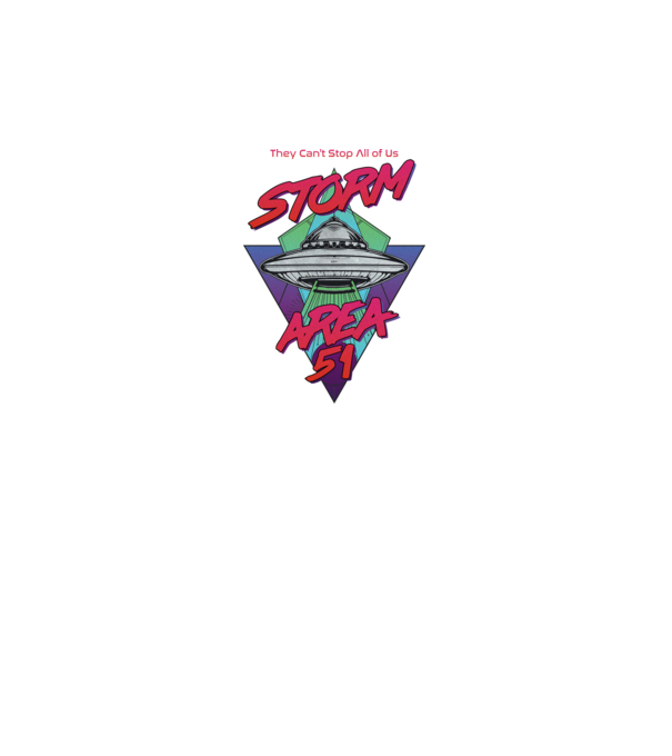 storm area 51 ufo model gri pe tricou