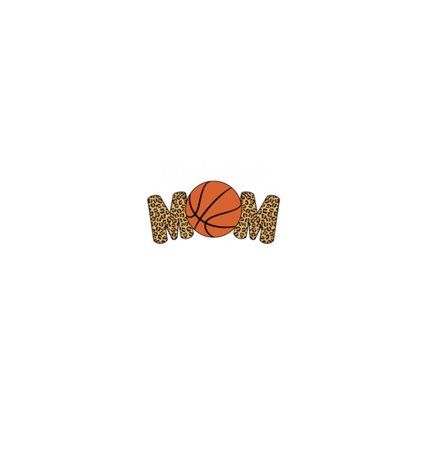 Basketball Mom model negru pe tricou