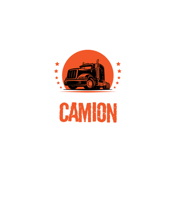 Bărbatul adevărat conduce un camion model negru pe tricou