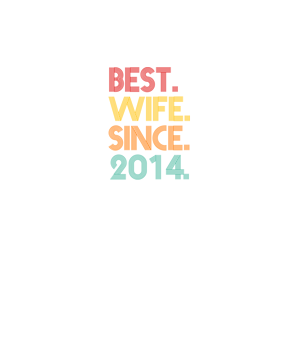 best wife since 2014 retro model turcoaz pe tricou