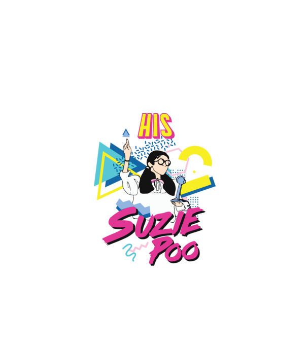 Stranger couple 80s retro Suzie model alb pe tricou
