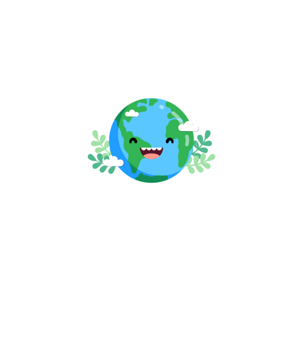 Earth smiley model alb pe tricou