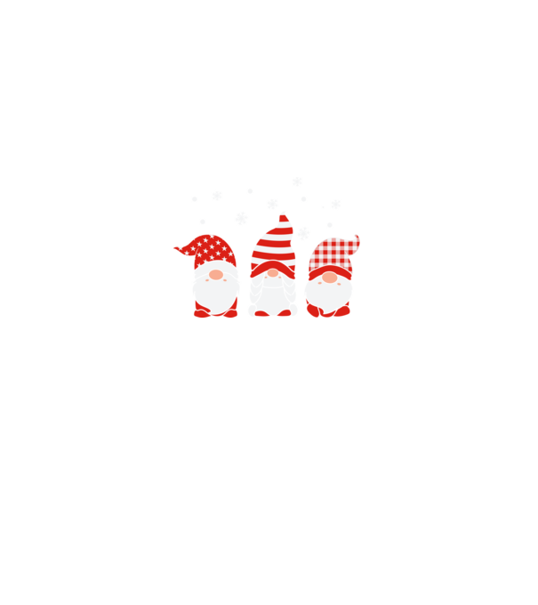 Xmas gnomes model negru pe tricou