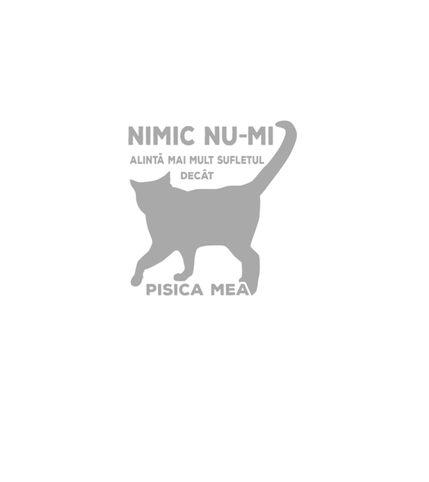 Nimic nu-mi alintă mai mult sufletul decât pisica mea model negru pe tricou