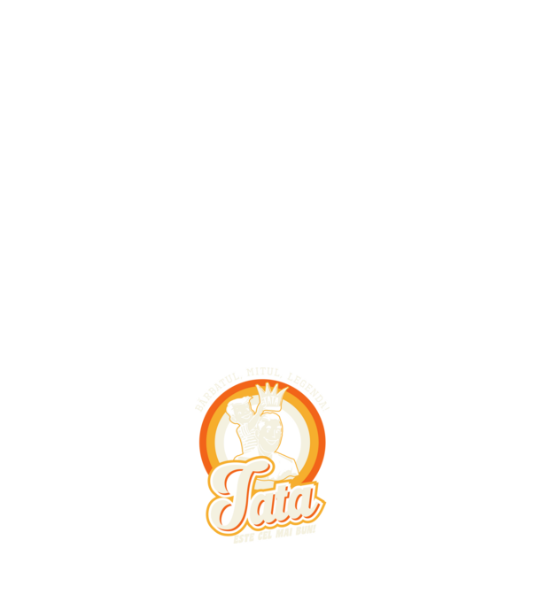 Bărbatul, mitul, legenda! Tata este cel mai bun! model albastru închis pe tricou