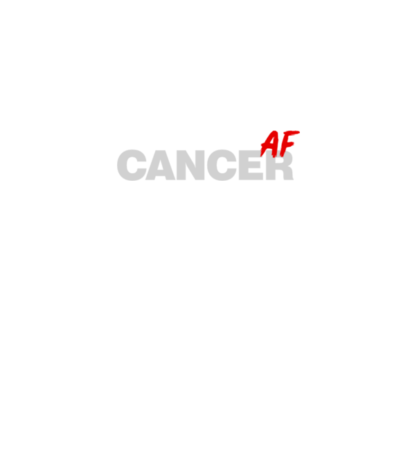 CANCER as fuck model negru pe tricou