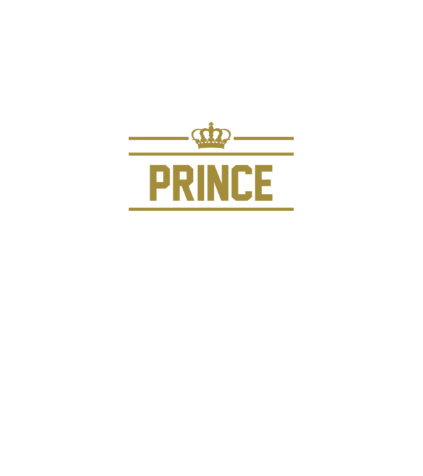Prince model negru pe tricou