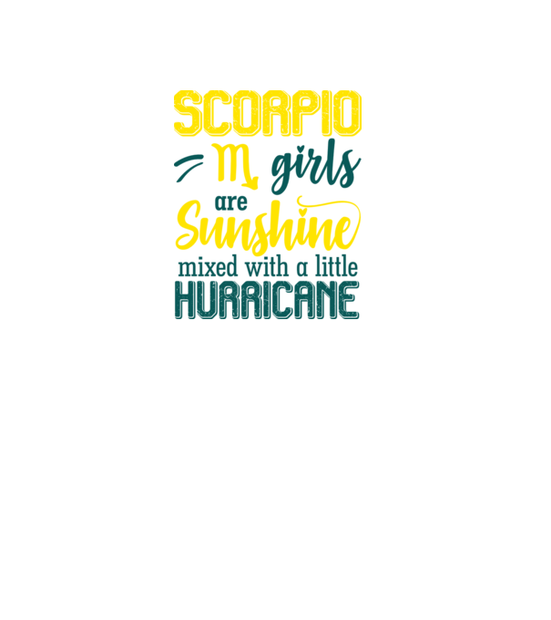 Sunshine with Hurricane SCORPIO model negru pe tricou