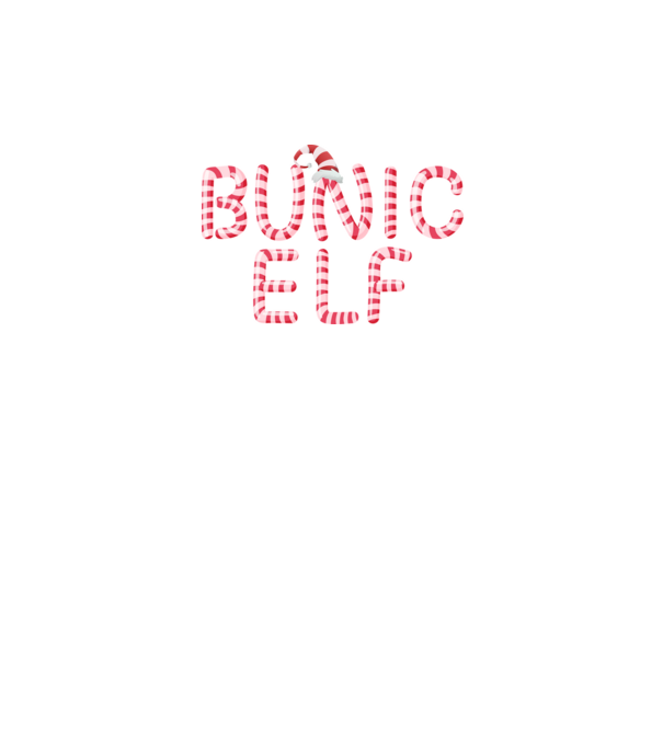 bunic elf model negru pe tricou