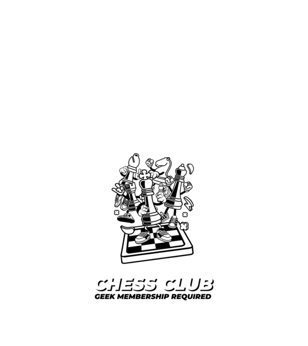 chess club model nisipiu pe tricou